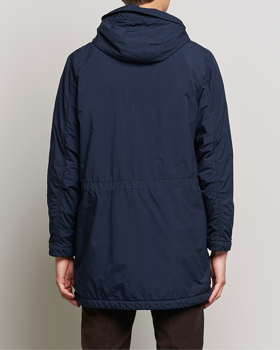 Homme | Manteaux Et Vestes | Aspesi | Parkettone Garment Dyed Jacket Navy