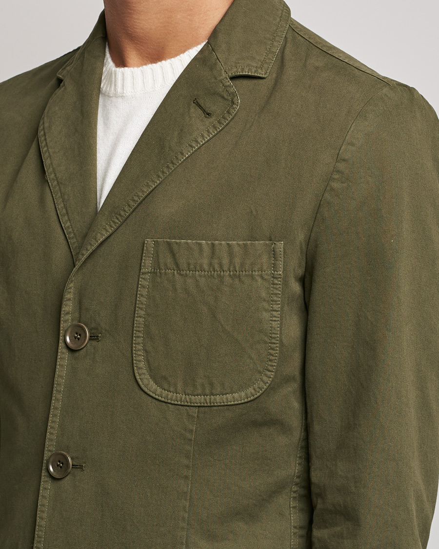 Homme | Blazers | Aspesi | Murakami Cotton Blazer Military Green