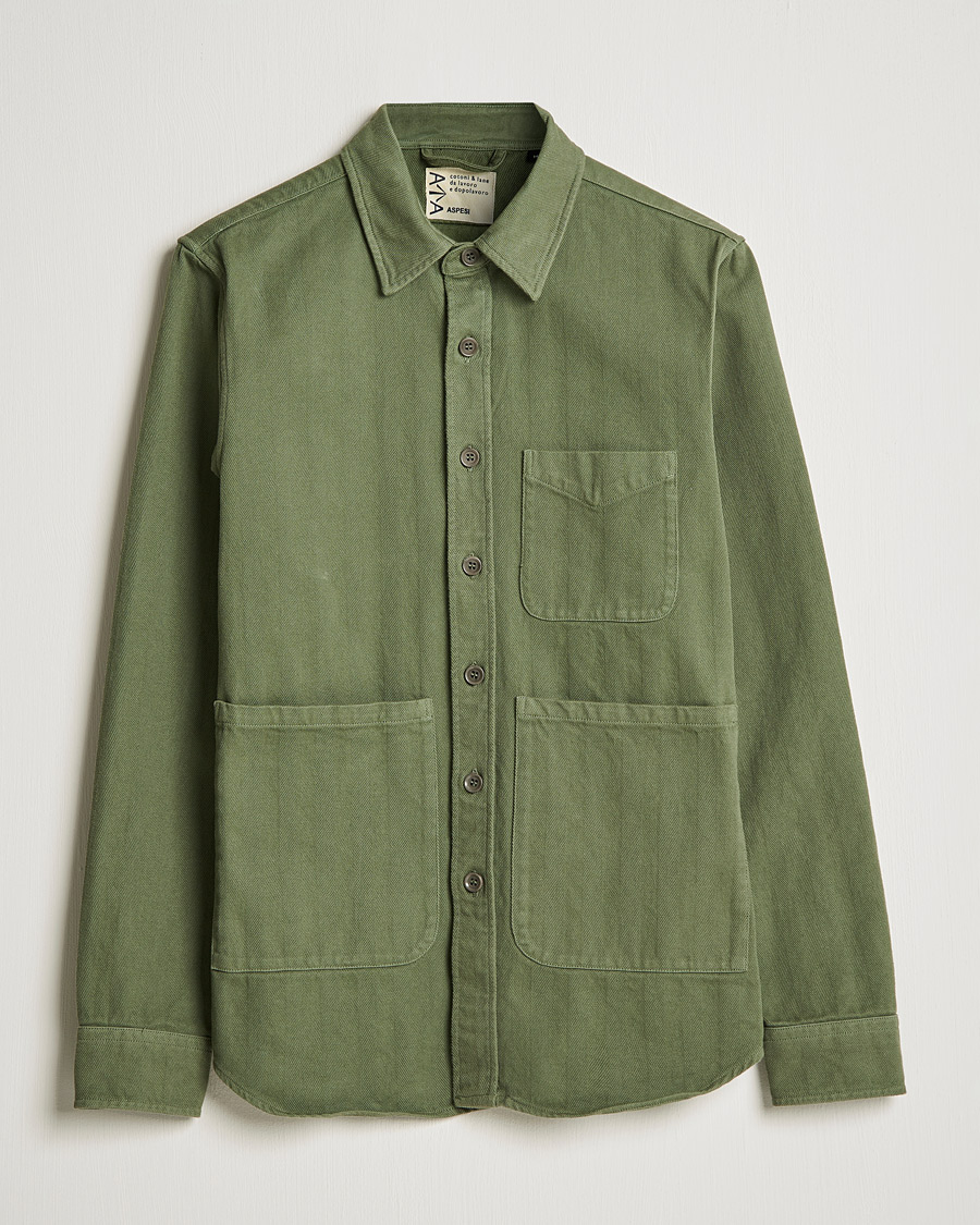 Homme | Chemises | Aspesi | Utility Shirt Sage