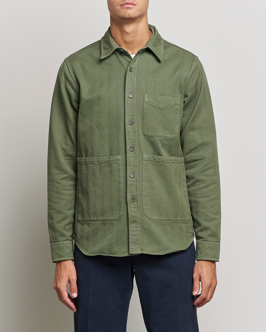 Homme | Chemises | Aspesi | Utility Shirt Sage