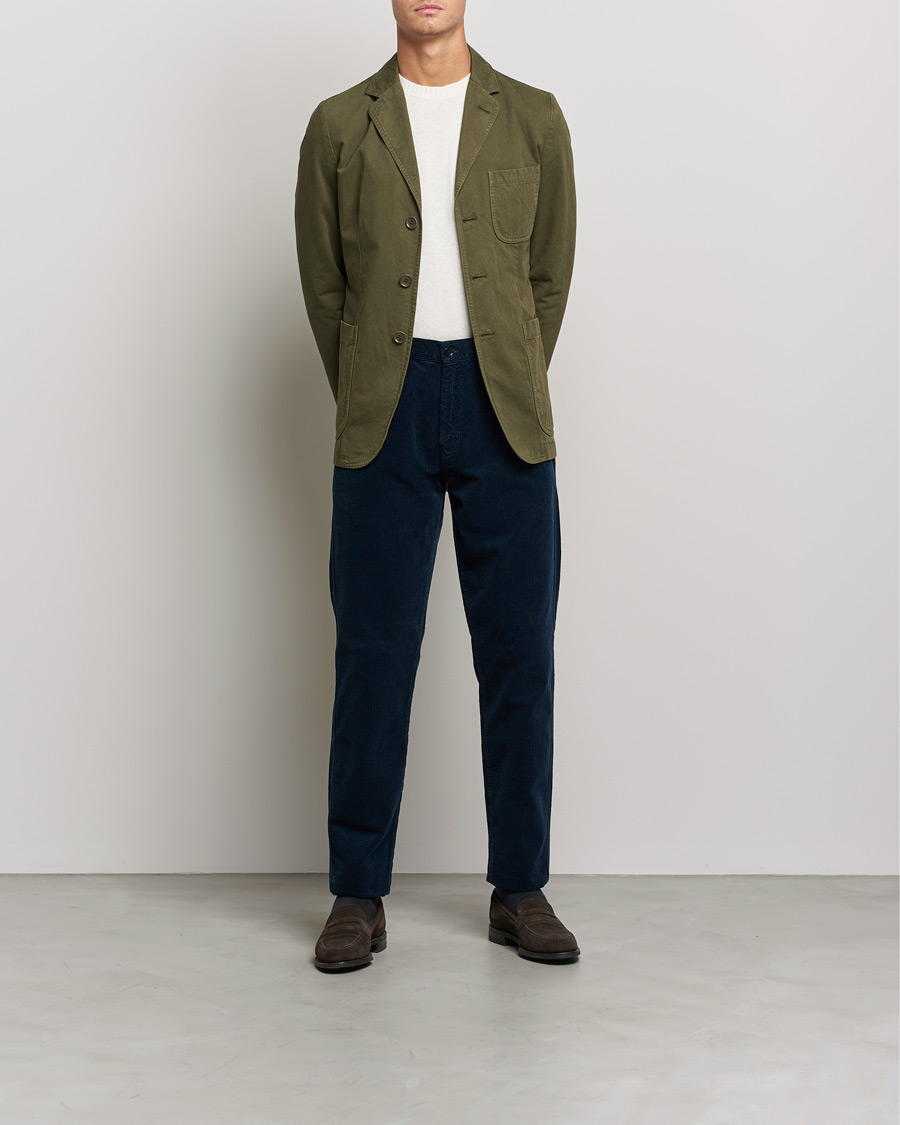 Homme | Pantalons | Aspesi | Corduroy Pants Navy