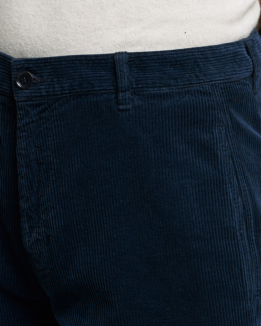 Homme | Pantalons | Aspesi | Corduroy Pants Navy