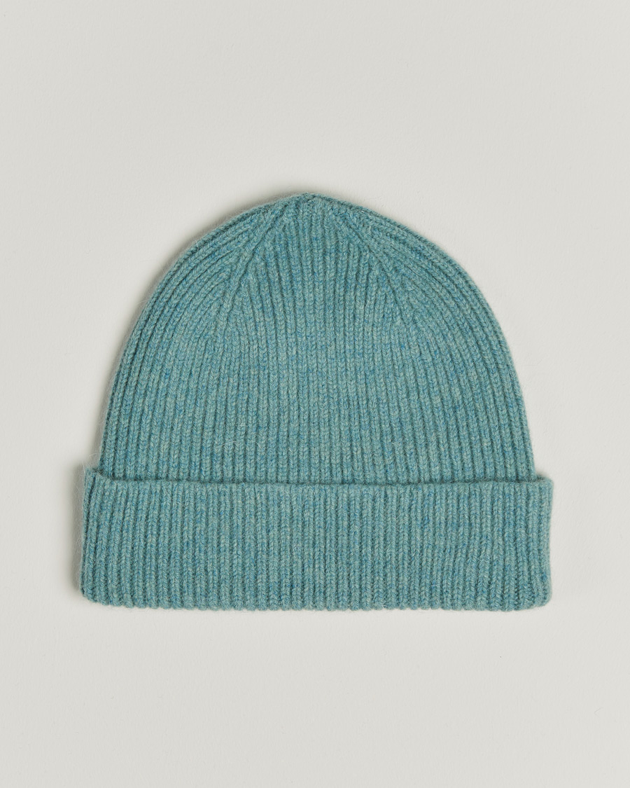 Homme | Le Bonnet Lambswool/Caregora Beanie Basil | Le Bonnet | Lambswool/Caregora Beanie Basil