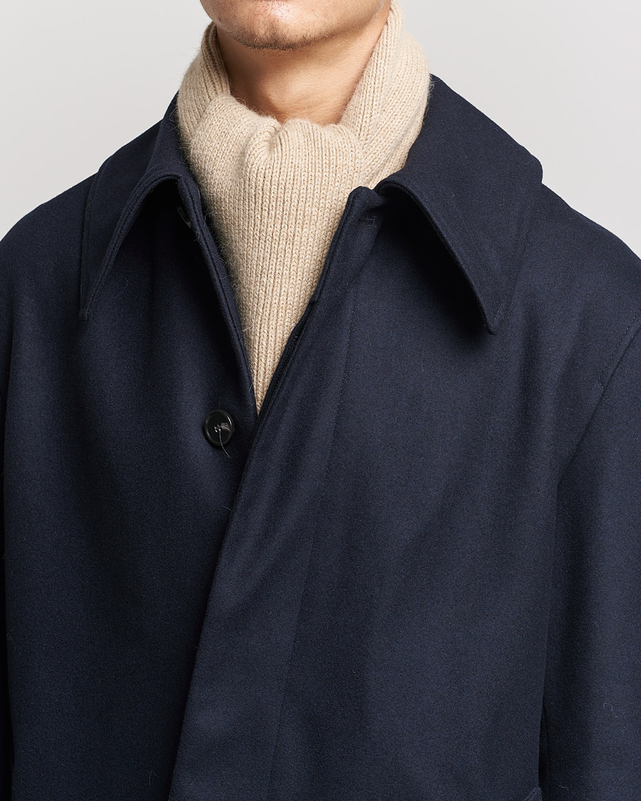 Homme | Écharpes | Le Bonnet | Lambswool/Caregora Scarf Sand
