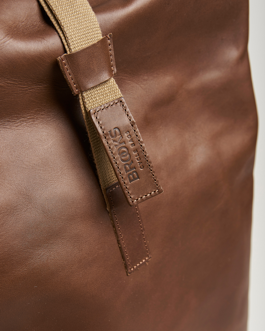 Homme | Sacs | Brooks England | Pickwick Large Leather Backpack Dark Tan