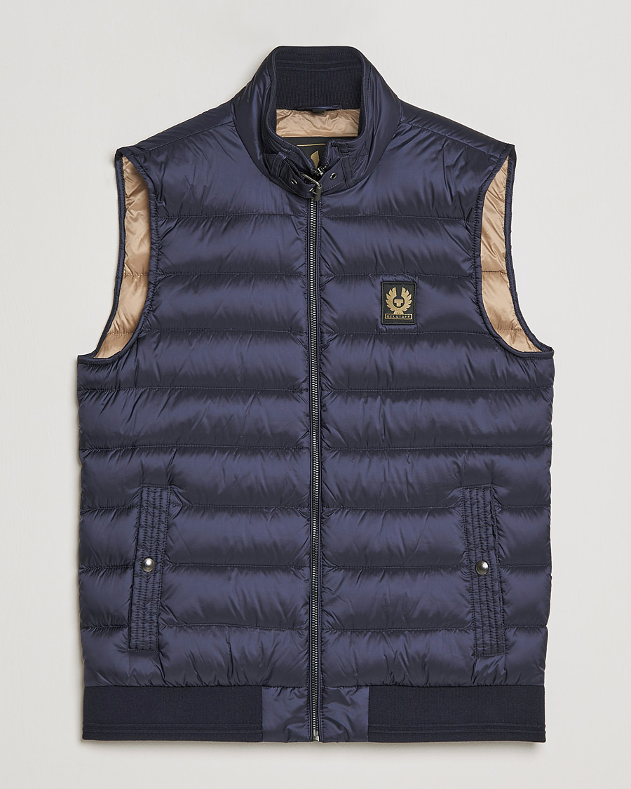 Homme | Manteaux Et Vestes | Belstaff | Circuit Padded Gilet Dark Ink