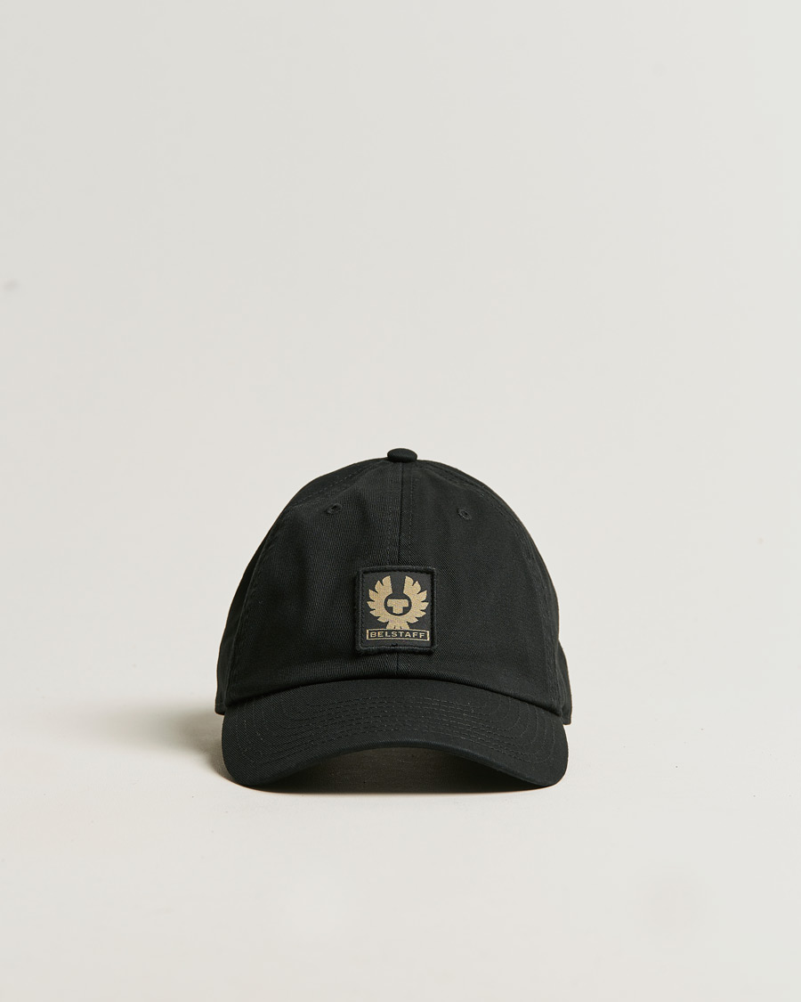 Homme | Belstaff Phoenix Logo Cap Black | Belstaff | Phoenix Logo Cap Black