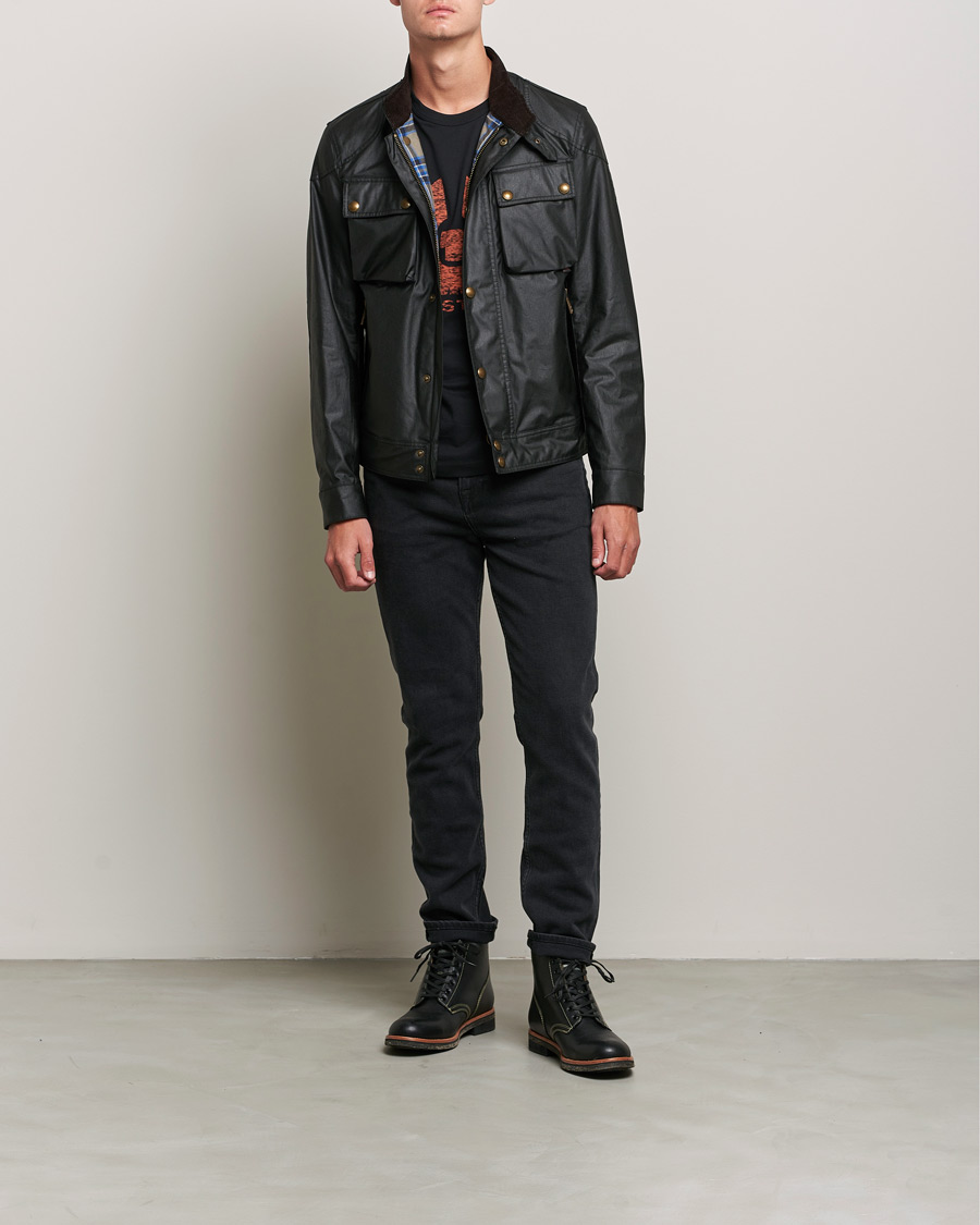 Homme | Manteaux Et Vestes | Belstaff | Racemaster Waxed Jacket Black