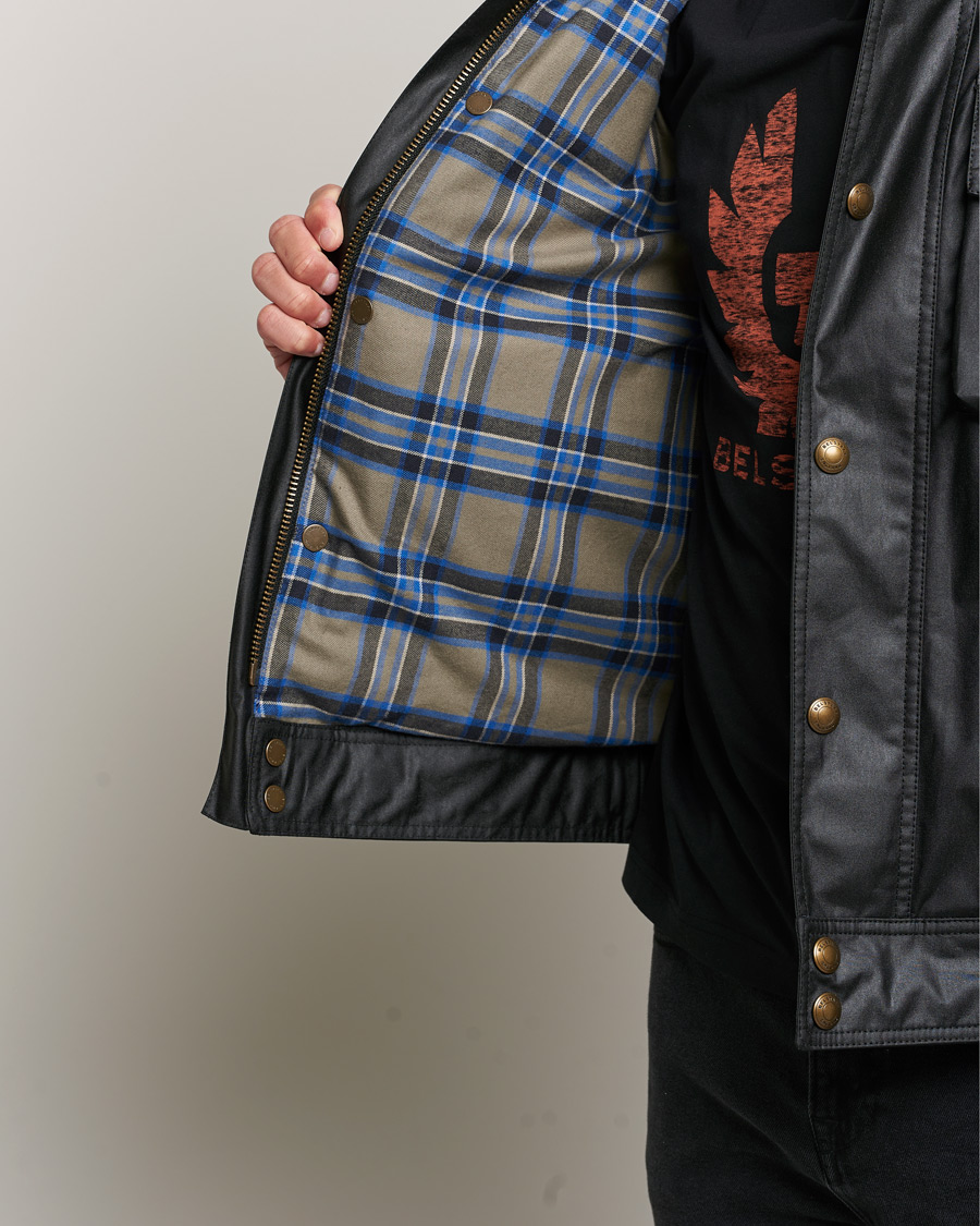 Homme | Manteaux Et Vestes | Belstaff | Racemaster Waxed Jacket Black