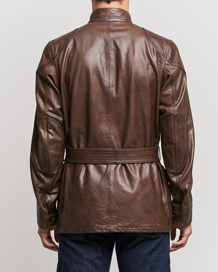 Homme | Manteaux Et Vestes | Belstaff | Trialmaster Panther Leather Jacket Saddle Brown
