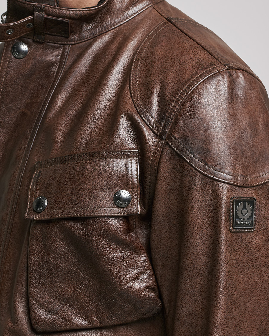 Homme | Manteaux Et Vestes | Belstaff | Trialmaster Panther Leather Jacket Saddle Brown