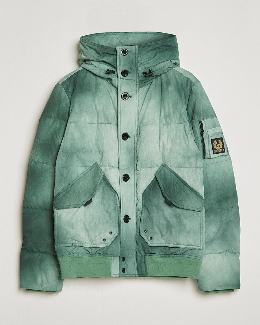 Homme | Manteaux Et Vestes | Belstaff | Radar Batik Hooded Jacket Graph Green