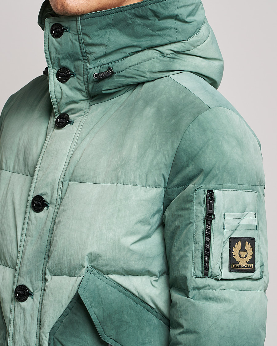 Homme | Manteaux Et Vestes | Belstaff | Radar Batik Hooded Jacket Graph Green