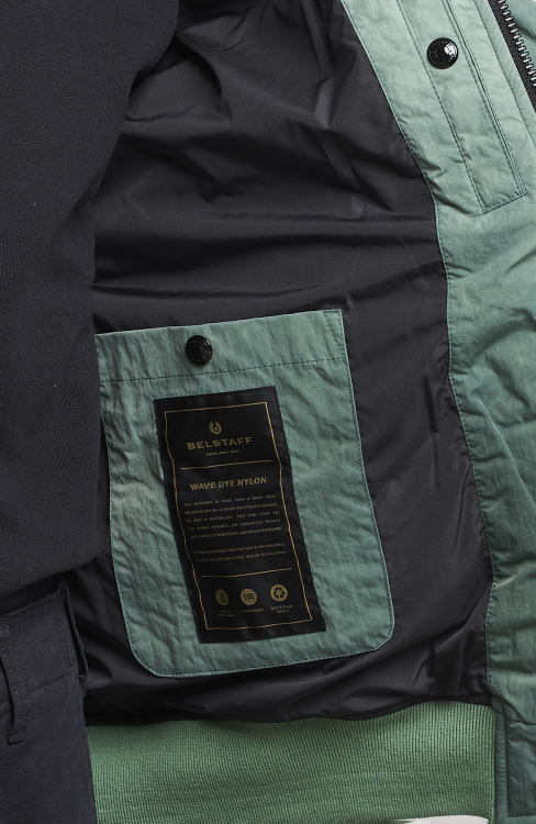 Homme | Manteaux Et Vestes | Belstaff | Radar Batik Hooded Jacket Graph Green