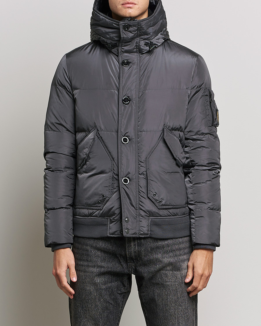 Homme | Manteaux Et Vestes | Belstaff | Radar Hooded Down Jacket Iron
