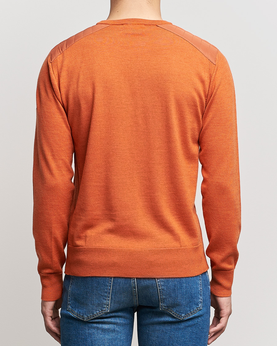 Homme | Pulls Et Tricots | Belstaff | Kerrigan Crew Neck Merino Sweatshirt Amber