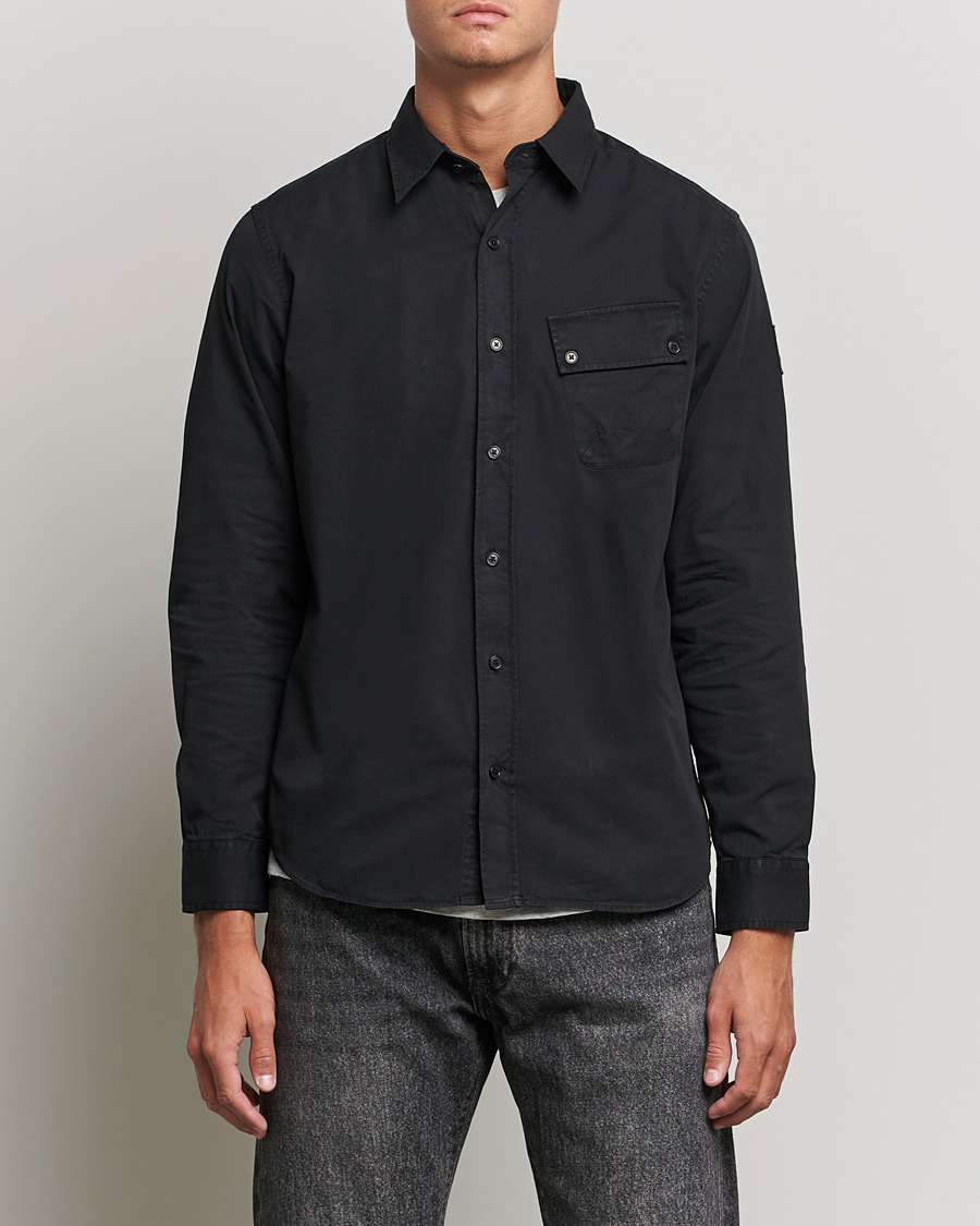 Homme | Belstaff | Belstaff | Pitch Cotton Pocket Shirt Black