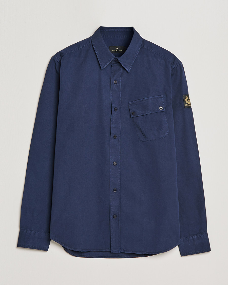 Homme | Chemises | Belstaff | Pitch Cotton Pocket Shirt Deep Navy