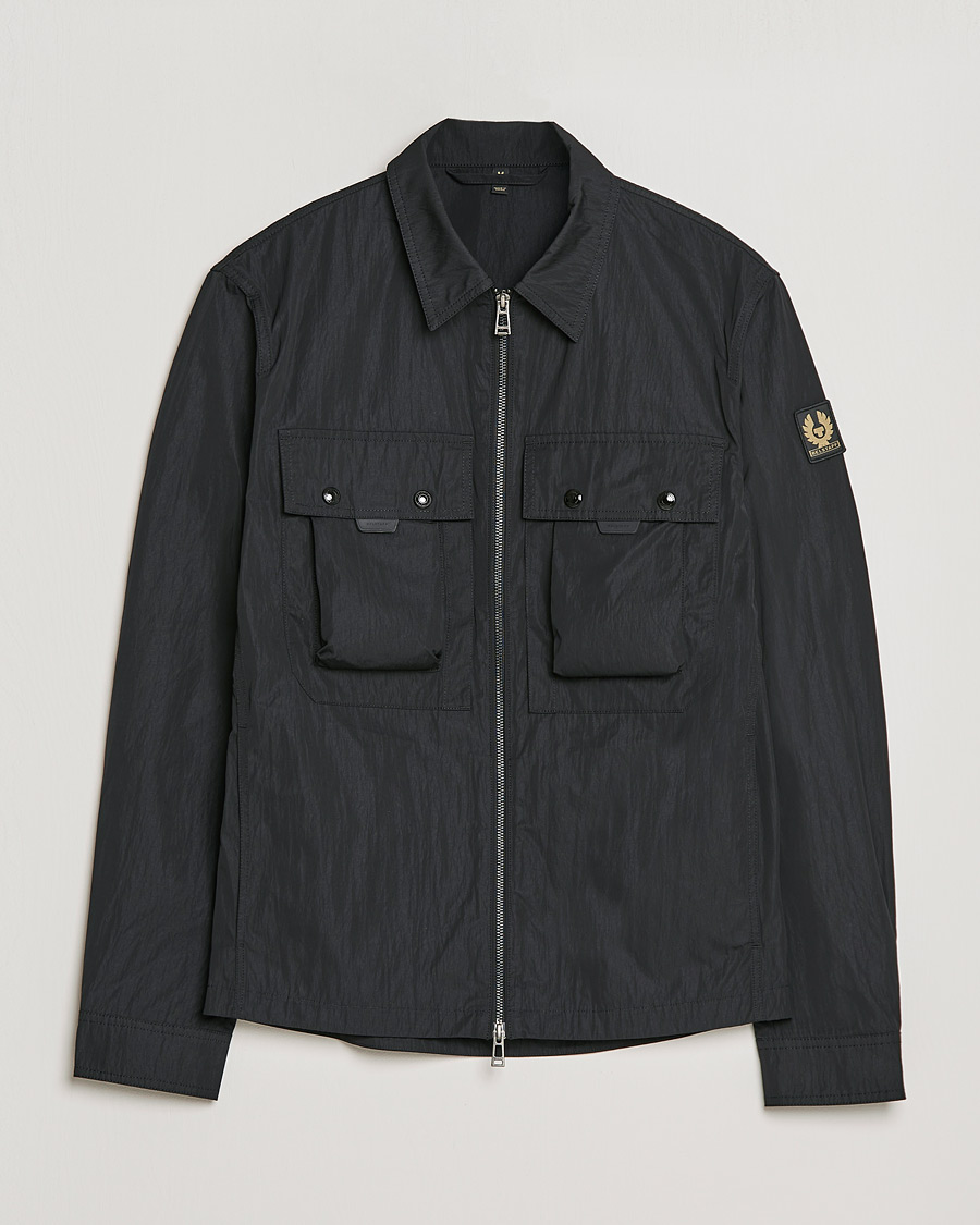 Homme | Chemises | Belstaff | Tactical Nylon Pocket Overshirt Black