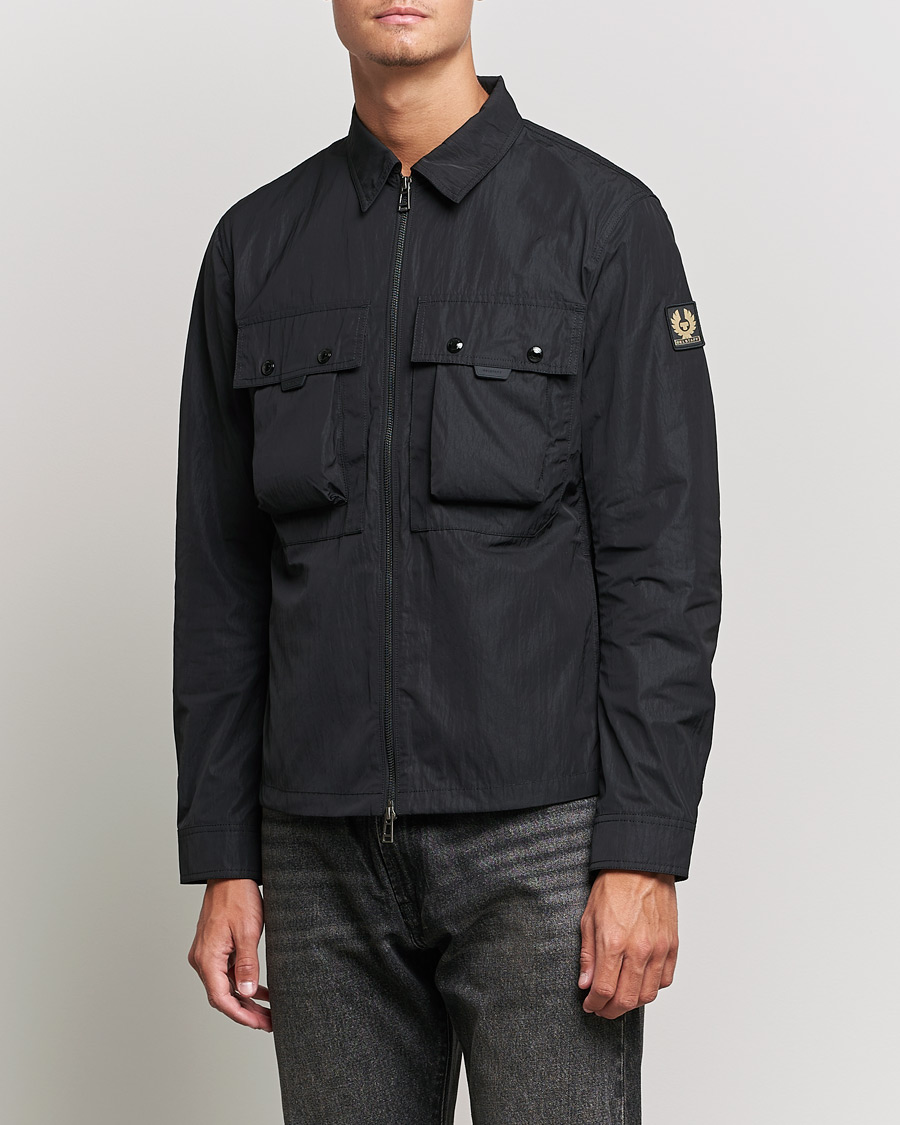 Homme | Chemises | Belstaff | Tactical Nylon Pocket Overshirt Black