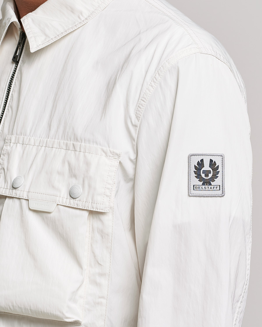 Homme | Chemises | Belstaff | Tactical Nylon Pocket Overshirt Chalk
