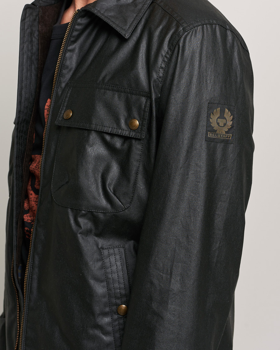 Homme | Manteaux Et Vestes | Belstaff | Tour Waxed Shirt Jacket Black