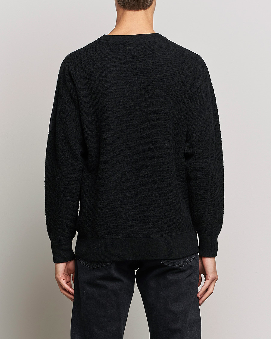 Homme | Pulls Et Tricots | C.P. Company | Structured Lambswool Lens Roundneck Black