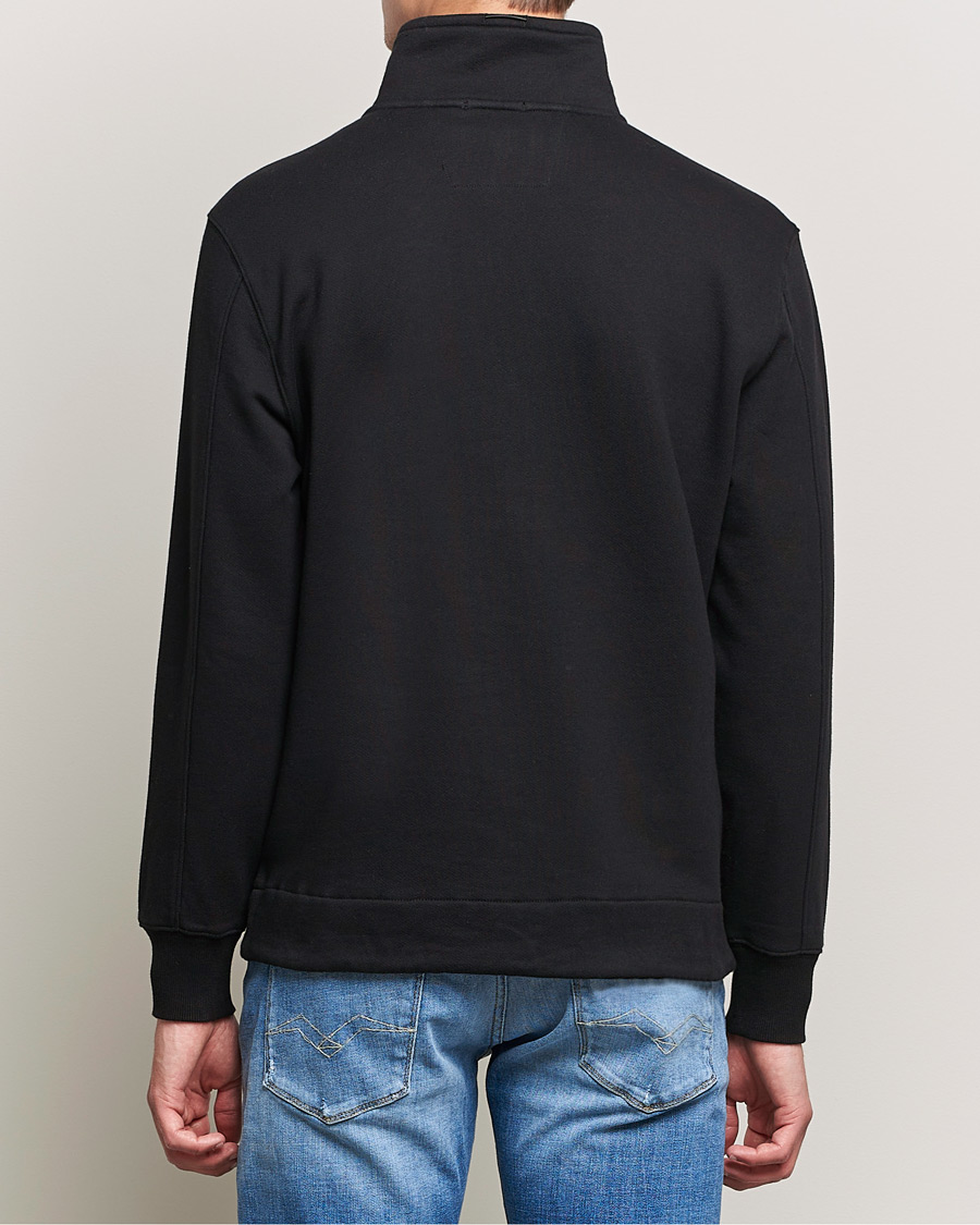 Homme | Pulls Et Tricots | C.P. Company | Metropolis Diagonal Raised Fleece Half Zip Black