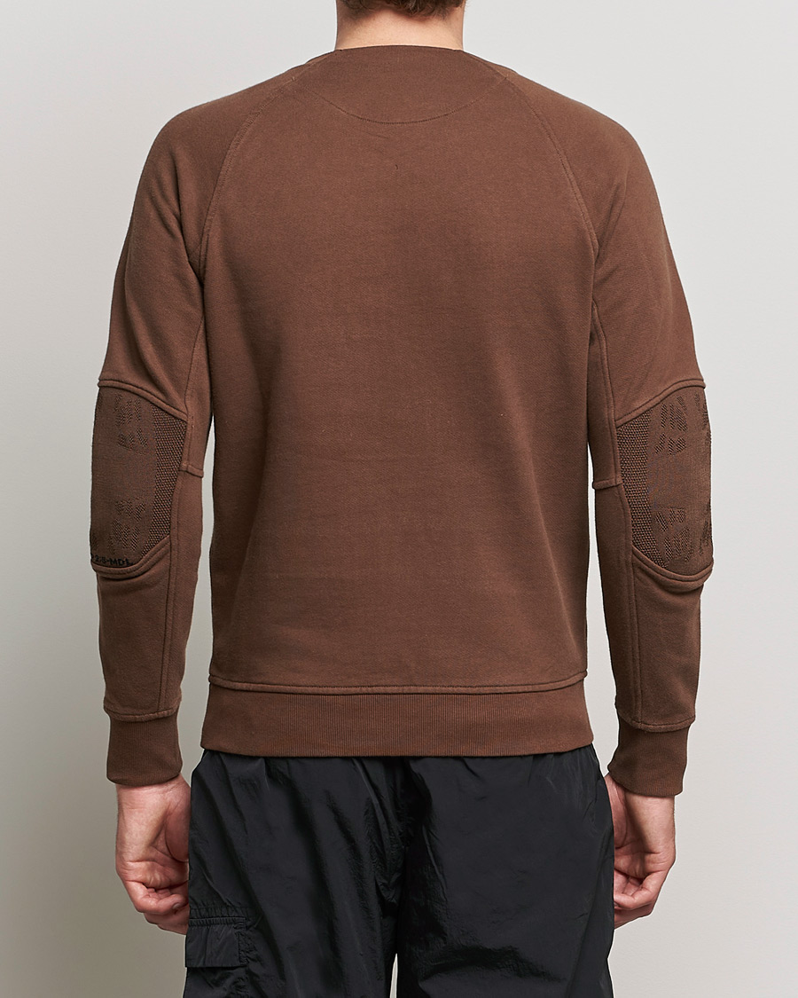 Homme | Pulls Et Tricots | C.P. Company | Metropolis Diagonal Raised Fleece Sweat Brown