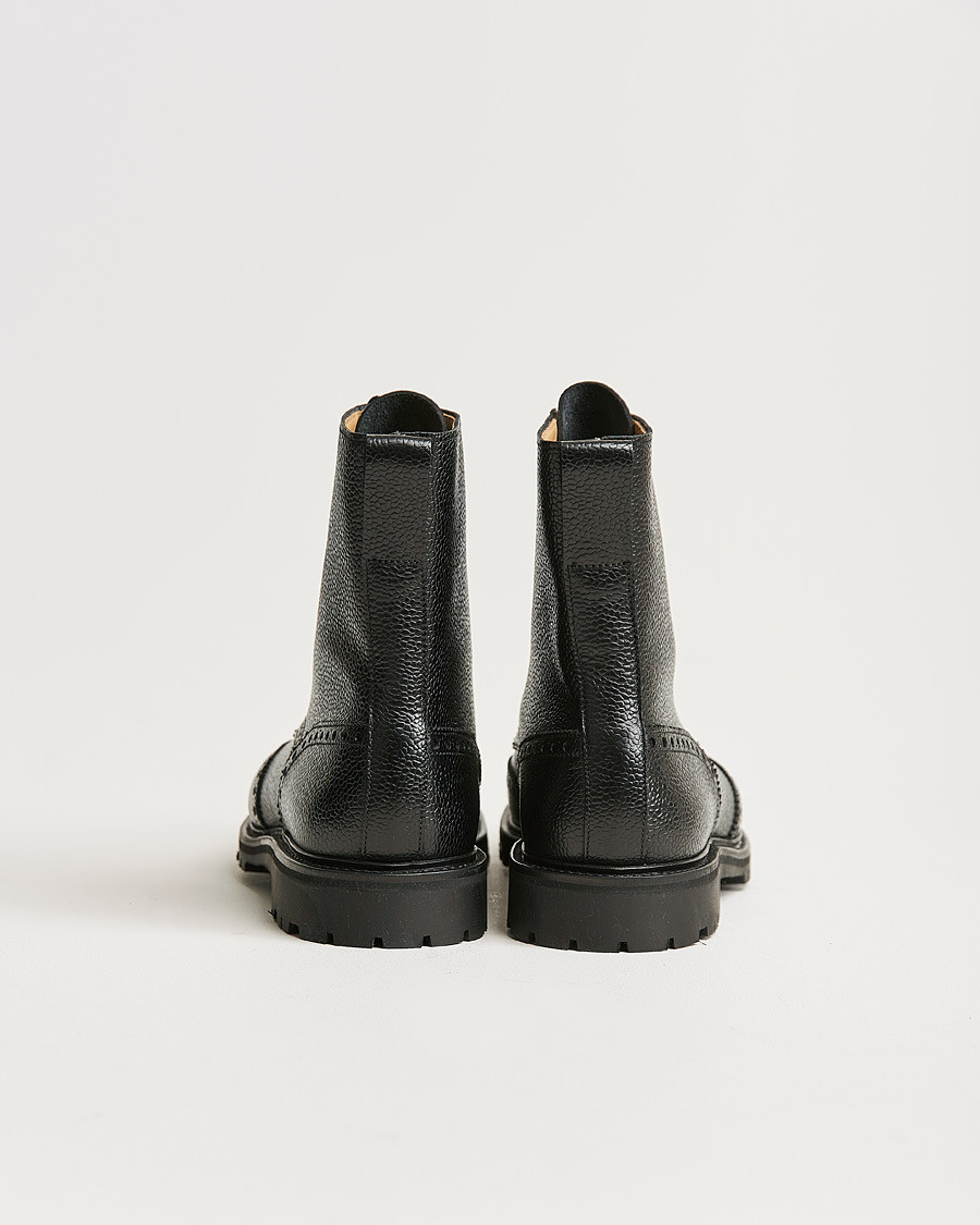 Homme | Bottes | Crockett & Jones | Islay Scotch Grain Vibram Boot Black Calf
