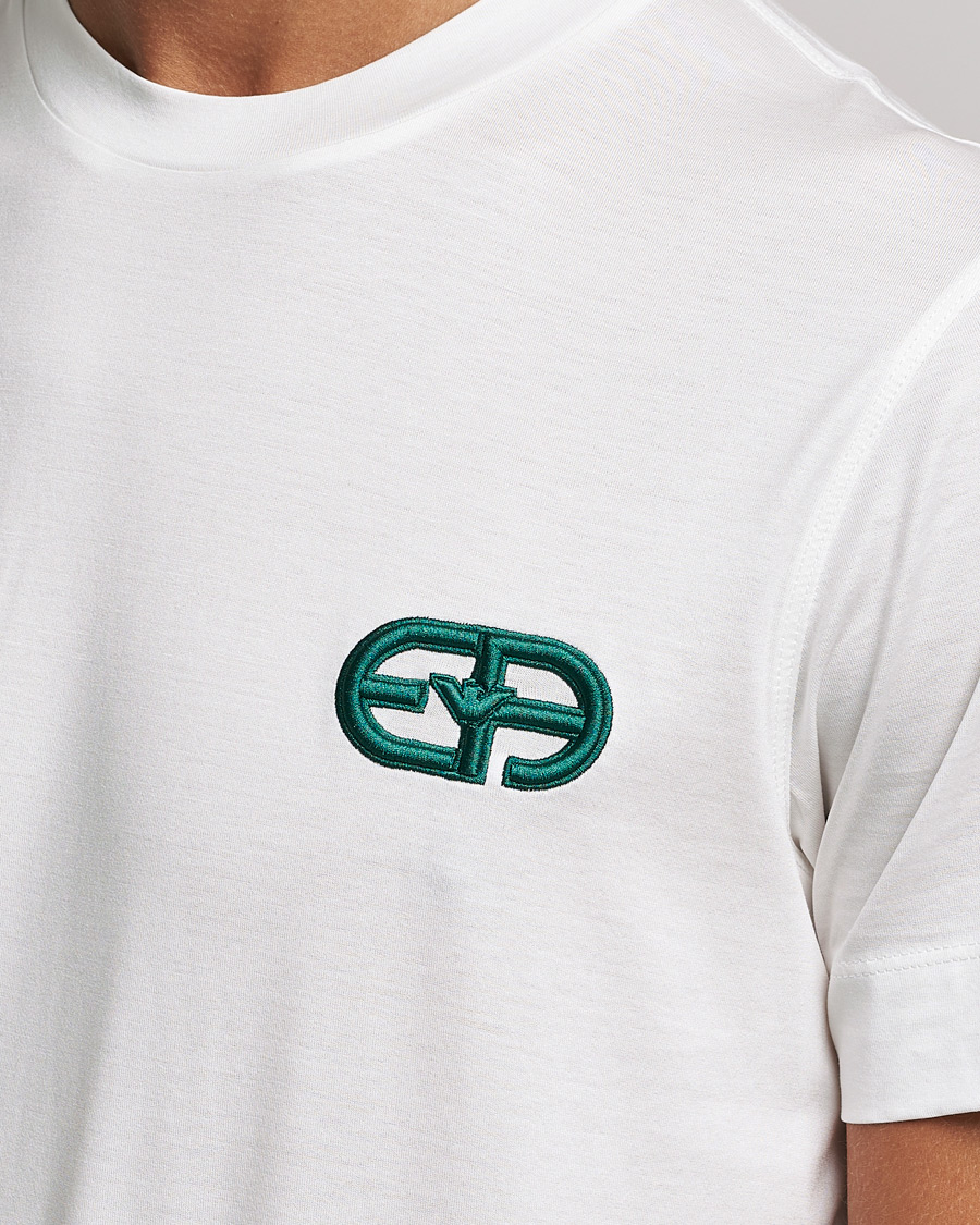 Homme | T-shirts | Emporio Armani | Cotton Tencel Tee Creme