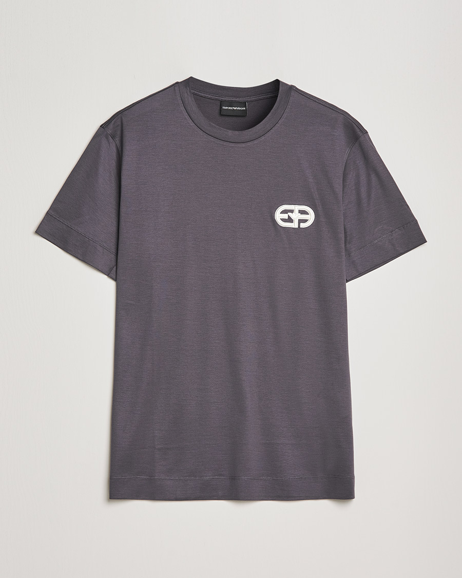 Homme | T-shirts | Emporio Armani | Cotton Tencel Tee Grey