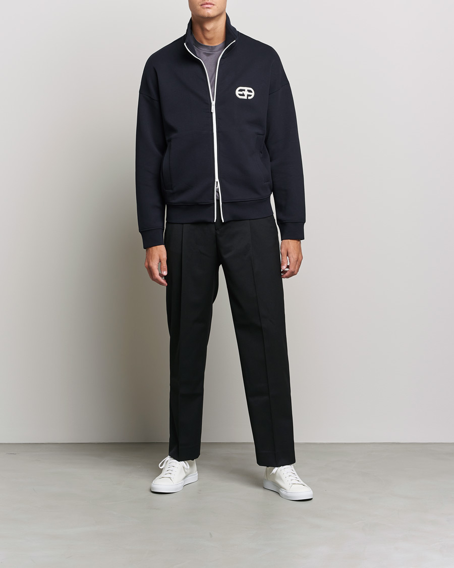 Homme | Pulls Et Tricots | Emporio Armani | Wool Cardigan Dark Navy