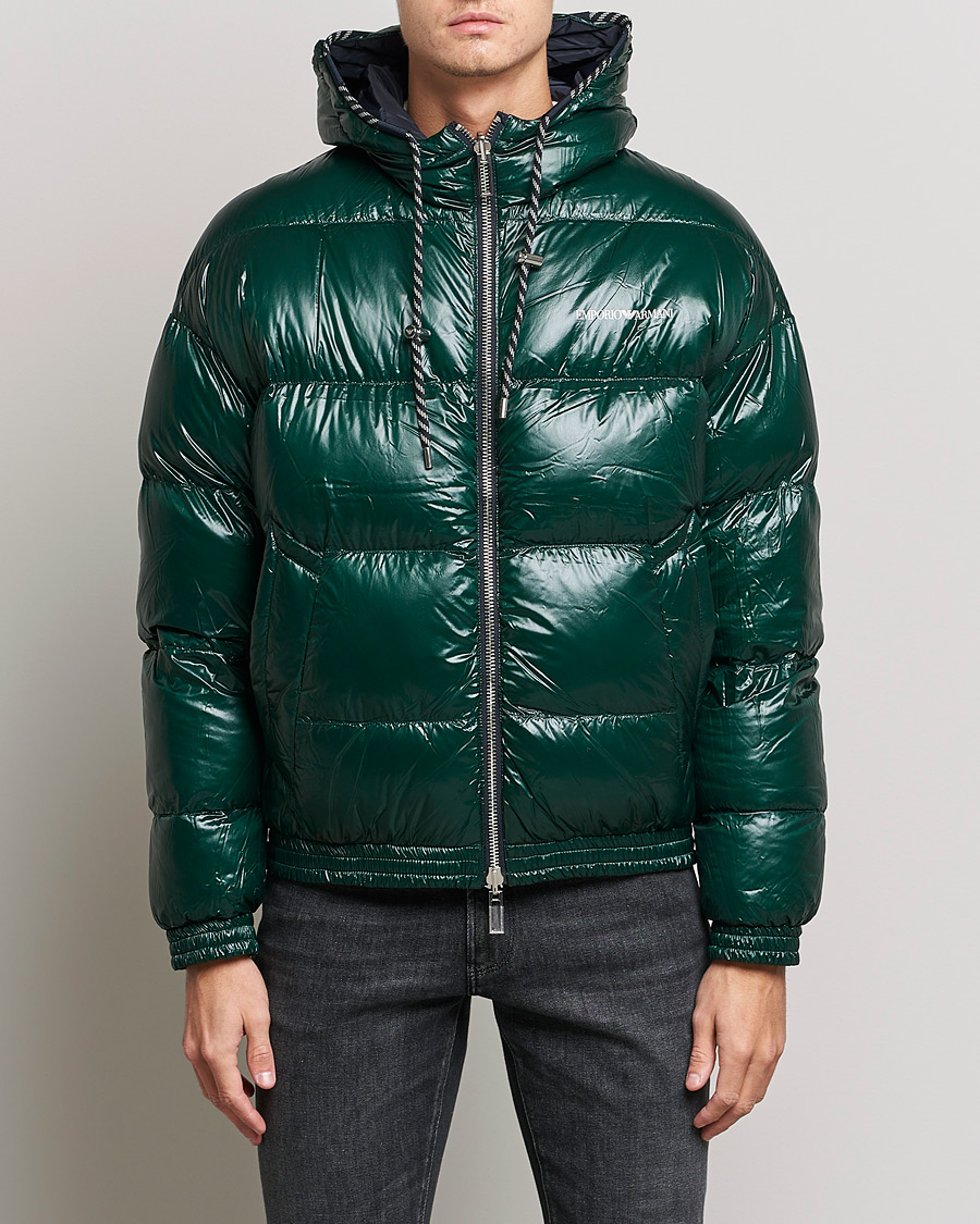 Homme | Manteaux Et Vestes | Emporio Armani | Down Puffer Jacket Green/Black