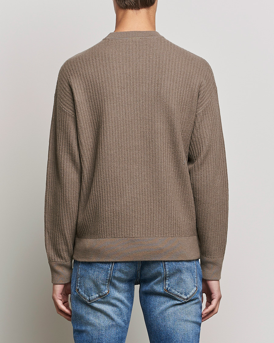 Homme | Pulls Et Tricots | Emporio Armani | Wool Logo Sweater Camel