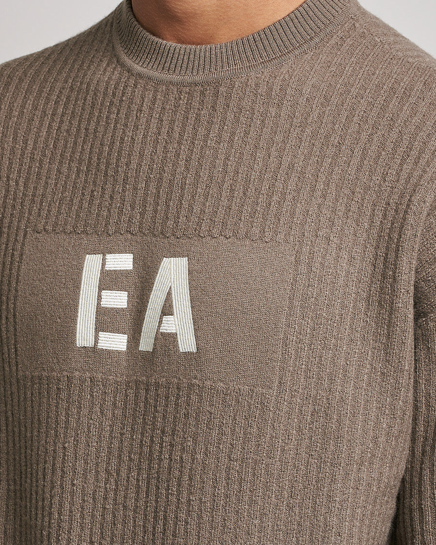 Homme | Pulls Et Tricots | Emporio Armani | Wool Logo Sweater Camel