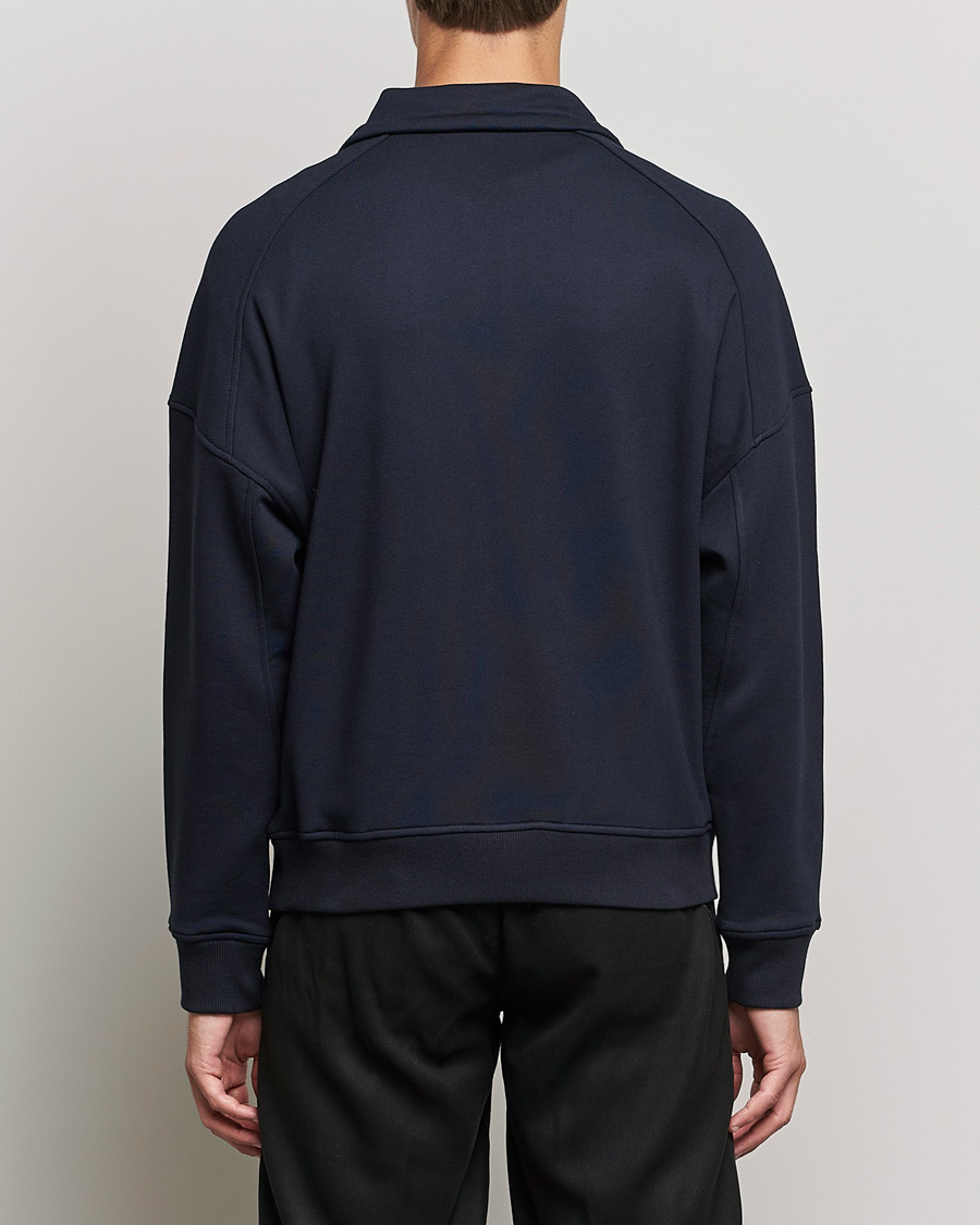 Homme | Pulls Et Tricots | Emporio Armani | Half Zip Sweater Navy