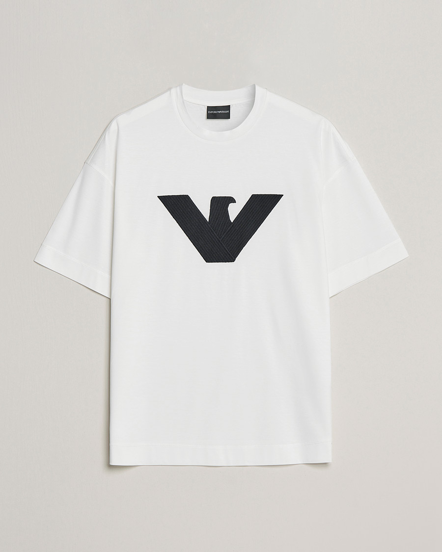 Homme | T-shirts | Emporio Armani | Logo Cotton Tee White