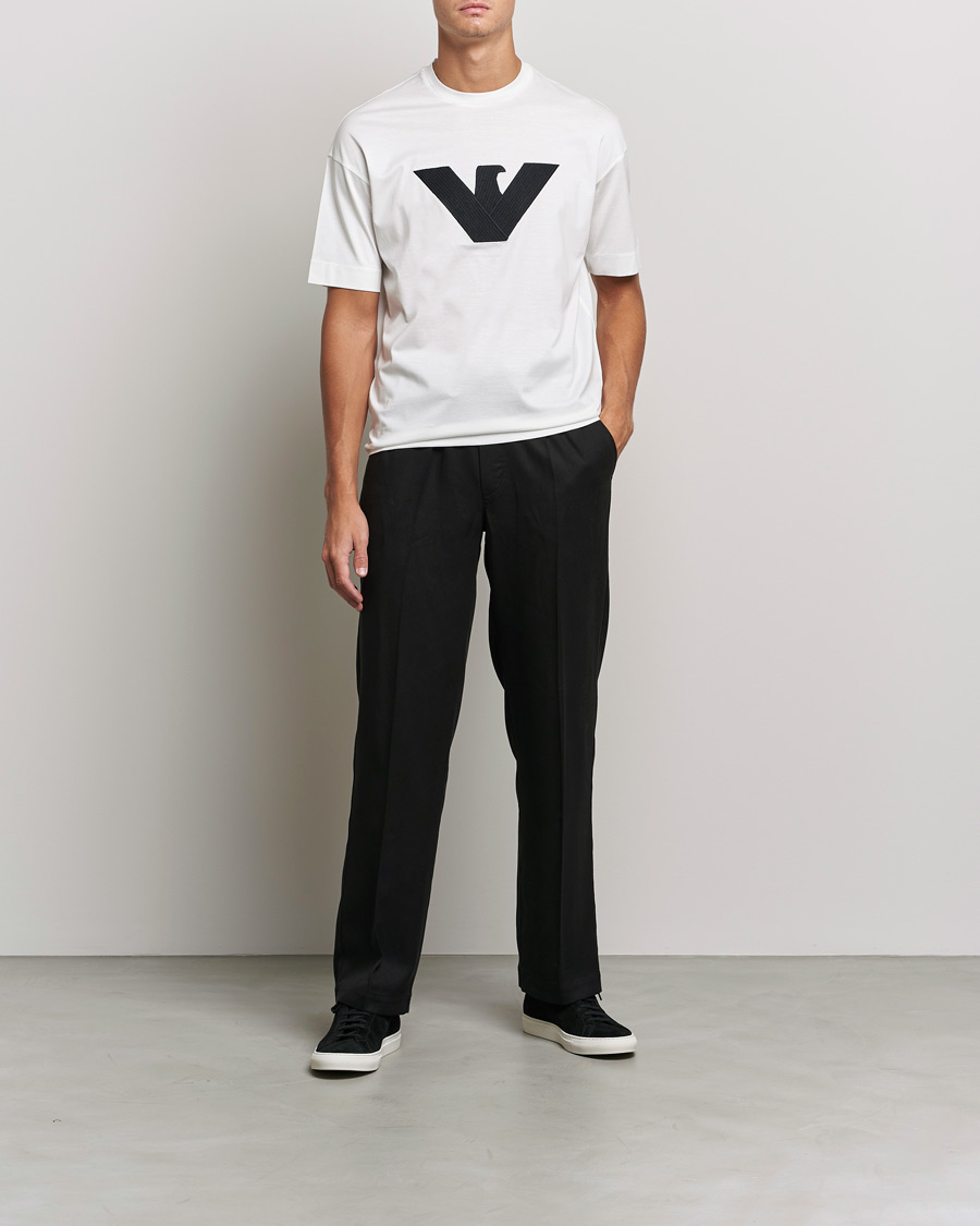 Homme | T-shirts | Emporio Armani | Logo Cotton Tee White