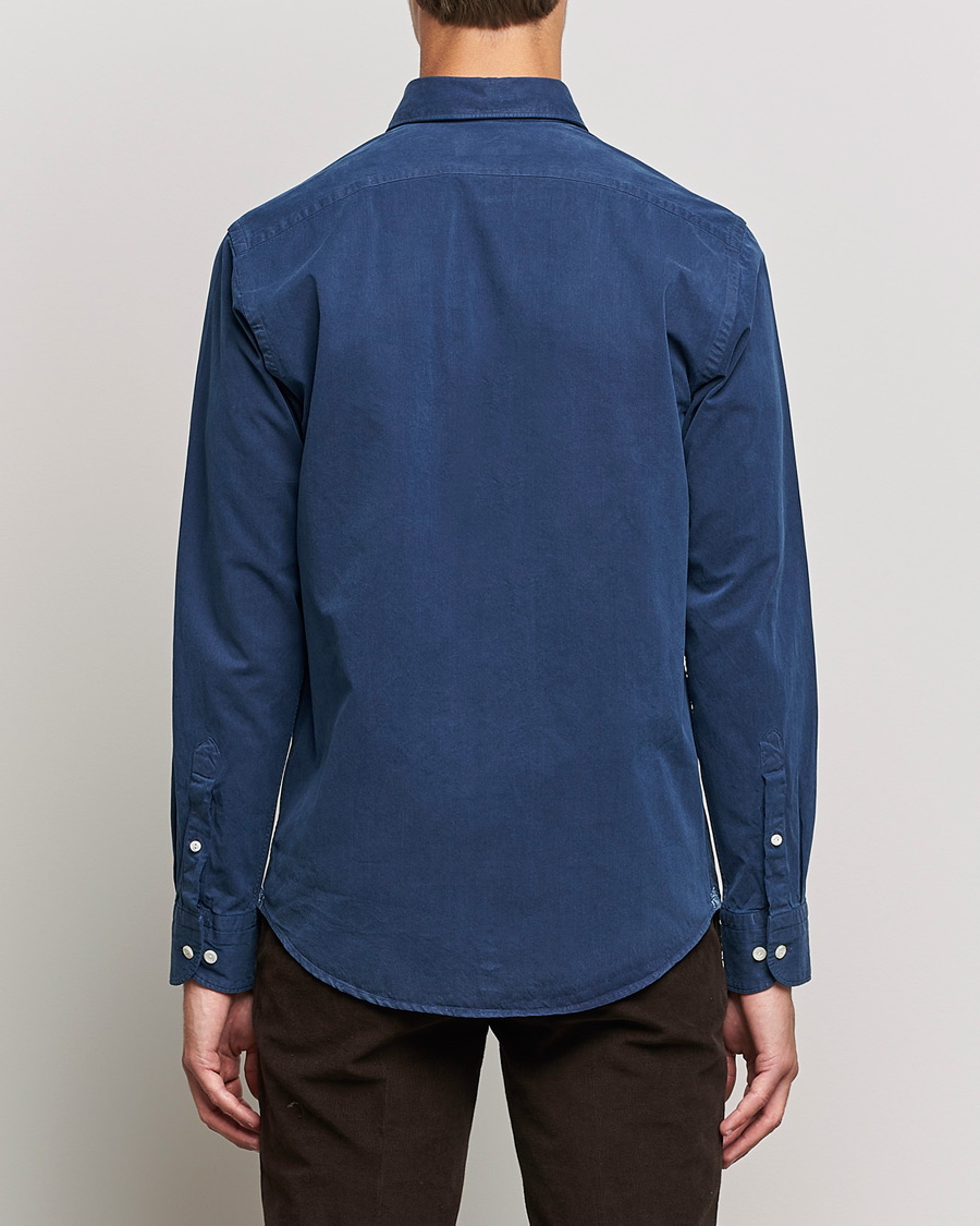Homme | Chemises | Eton | Recycled Cotton Denim Shirt Blue