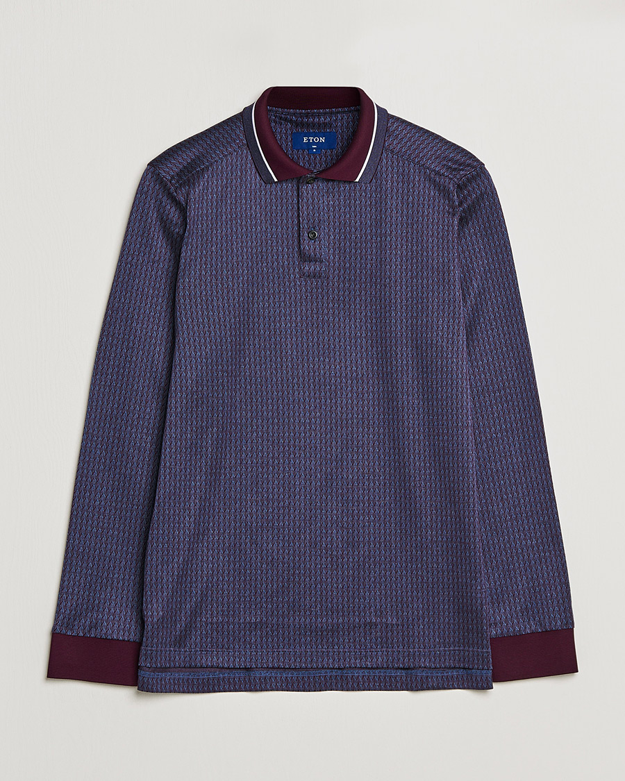 Homme | Pulls Et Tricots | Eton | Jacuard Polo Shirt Red