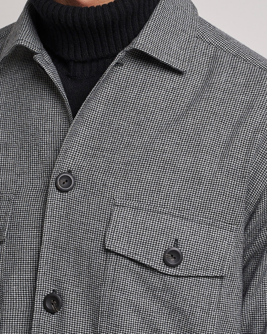 Homme | Chemises | Eton | Wool Cashmere Overshirt Black