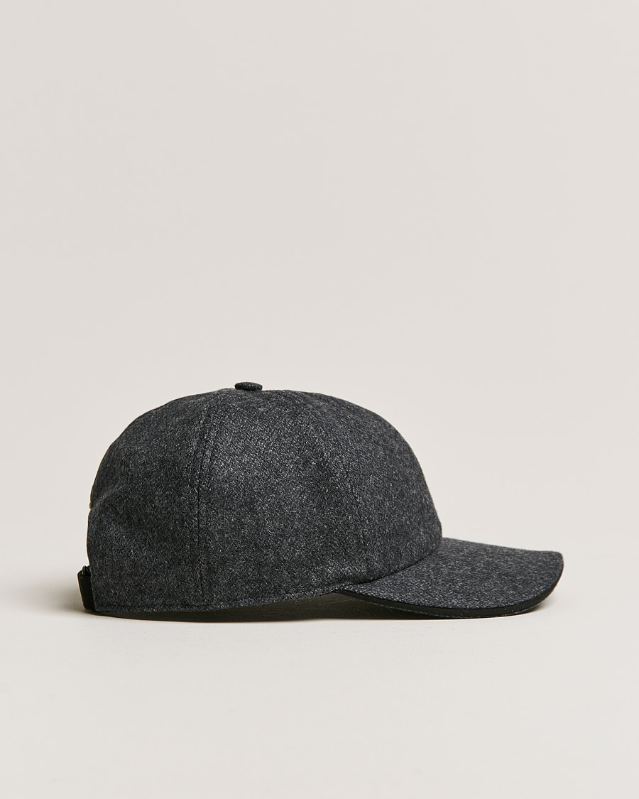 Homme | Eton Wool Baseboll Cap Grey | Eton | Wool Baseboll Cap Grey