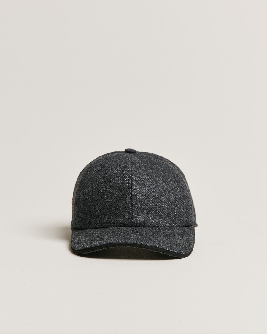 Homme | Eton Wool Baseboll Cap Grey | Eton | Wool Baseboll Cap Grey