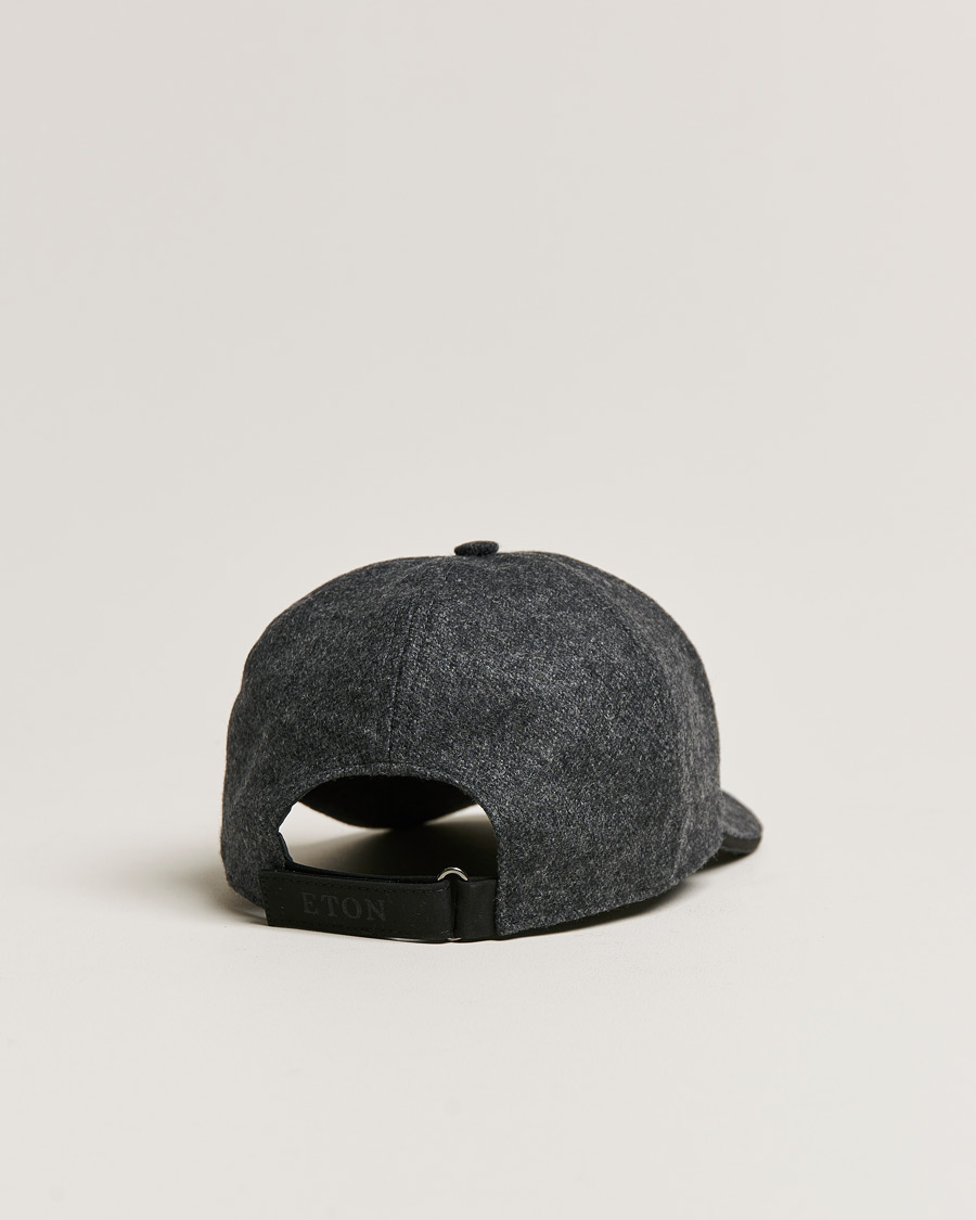 Homme | Eton Wool Baseboll Cap Grey | Eton | Wool Baseboll Cap Grey