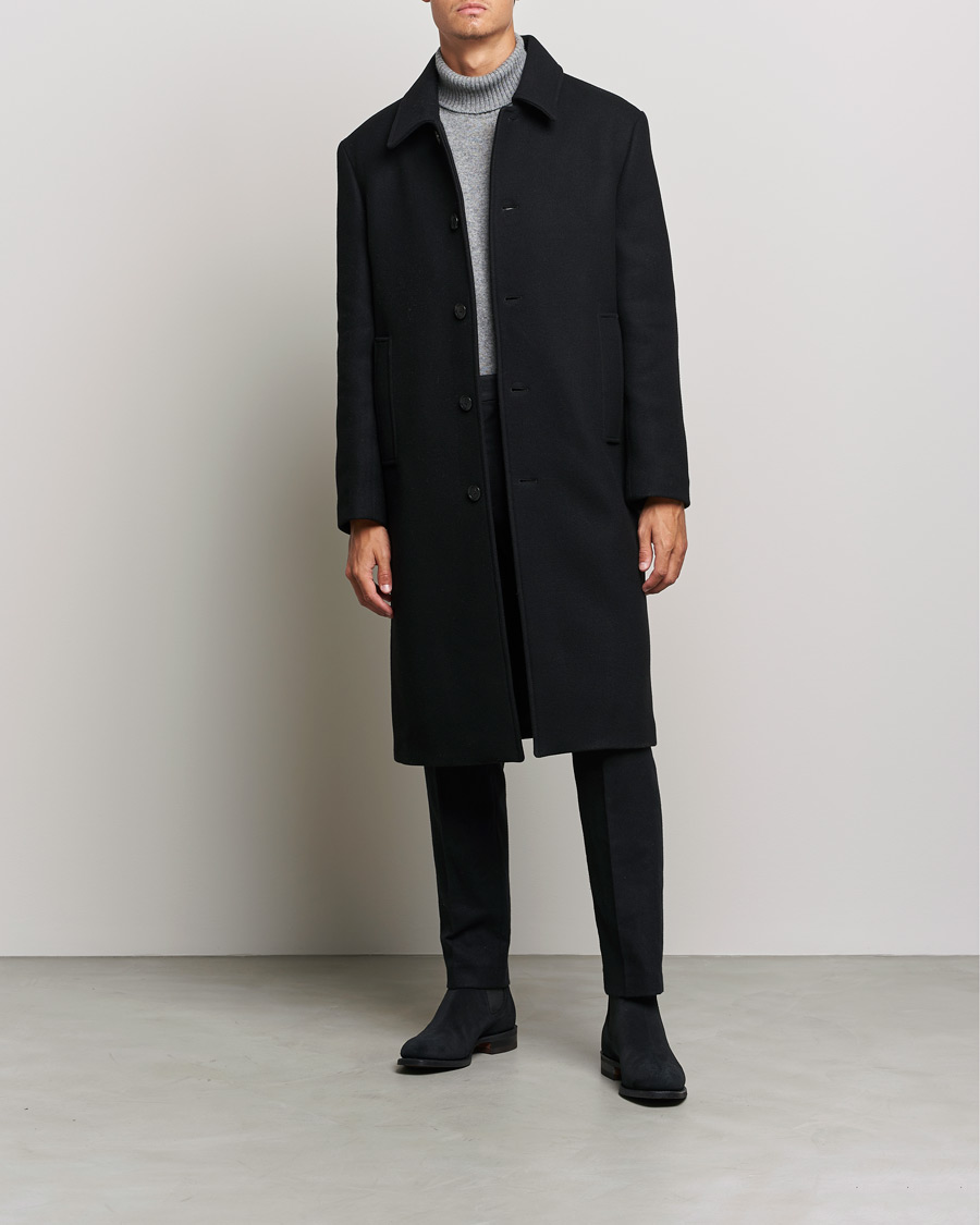 Homme | Manteaux Et Vestes | Filippa K | Berlin Wool Coat Black