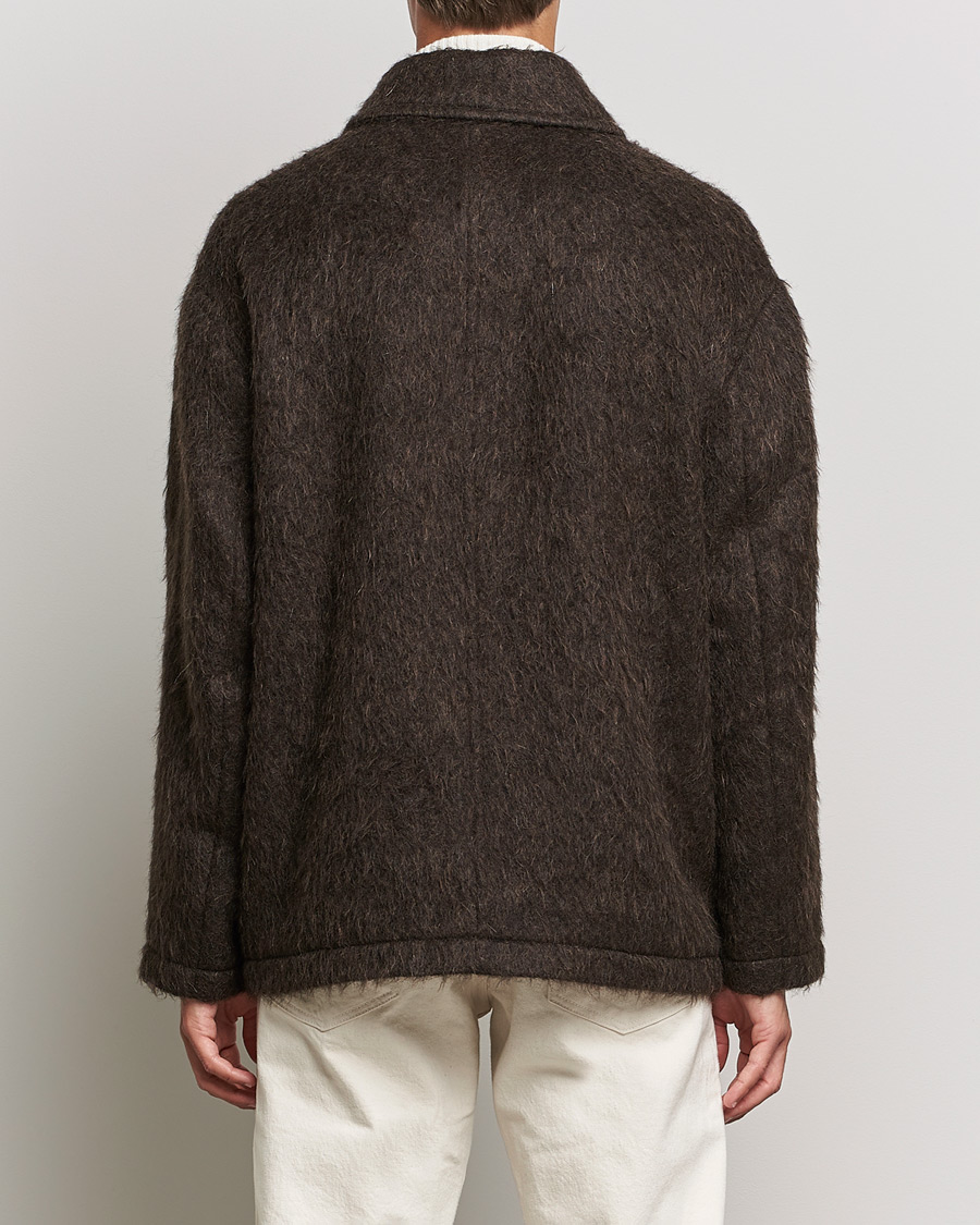 Homme | Manteaux Et Vestes | Filippa K | Seattle Hairy Coat Dark Brown