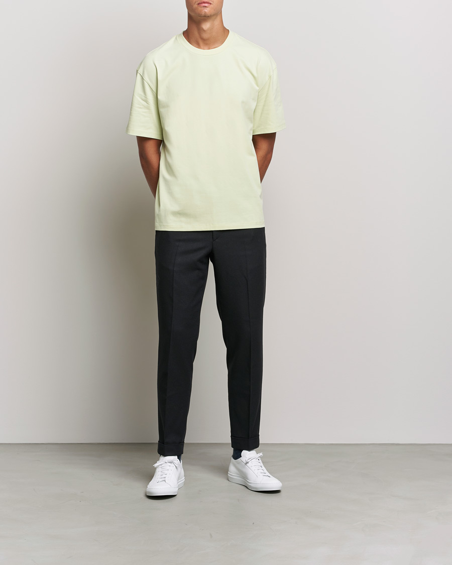 Homme | Pantalons | Filippa K | Terry Flannel Trousers Black