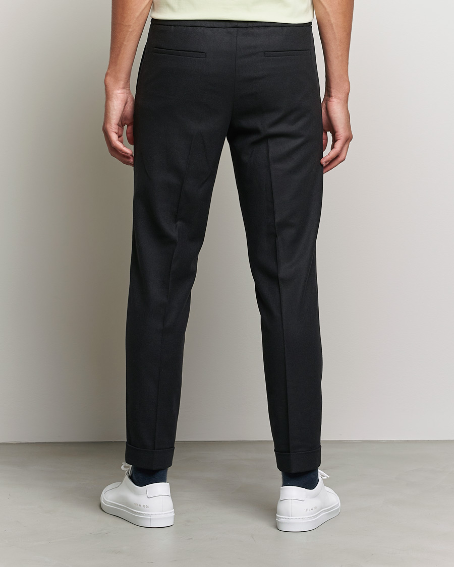 Homme | Pantalons | Filippa K | Terry Flannel Trousers Black