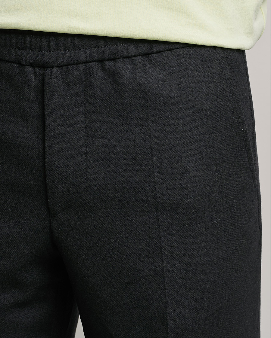 Homme | Pantalons | Filippa K | Terry Flannel Trousers Black